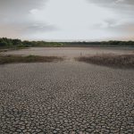 Sun beating down on a dry Portuguese inland landscape