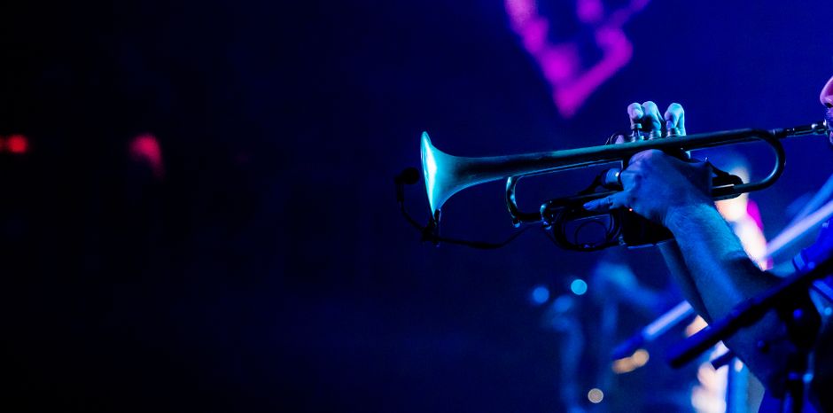 outdoor jazz festival concert night