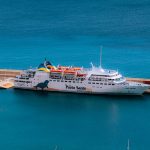 ferry boat ocean Madeira coast