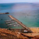 Outdoor expo tent event on Porto Santo island