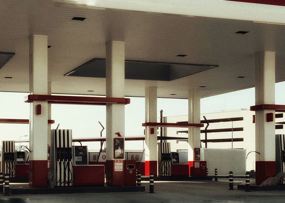 Fuel pump nozzle at a Portuguese petrol station