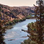 Guadiana river landscape near Mértola in the Alentejo
