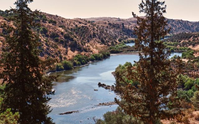 Guadiana river landscape near Mértola in the Alentejo